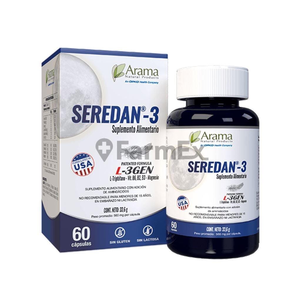 Seredan 3 x 60 cáps (Arama) Farmex-Pluxee-Persistente